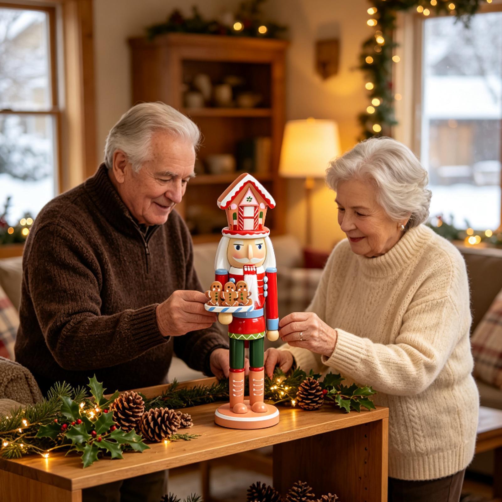 Nutcracker Figurine - Nut Crackers Christmas Decorations 15 Inch