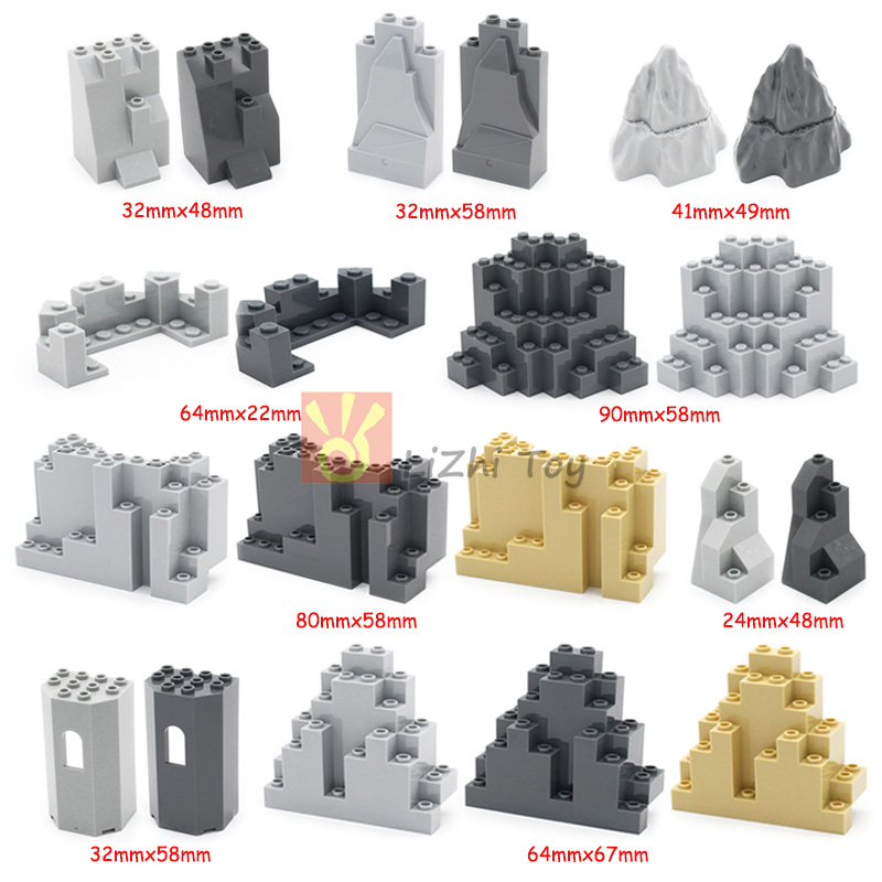 Lego Set Creator - MOC Bricks Castle Mountain Rockery Garden