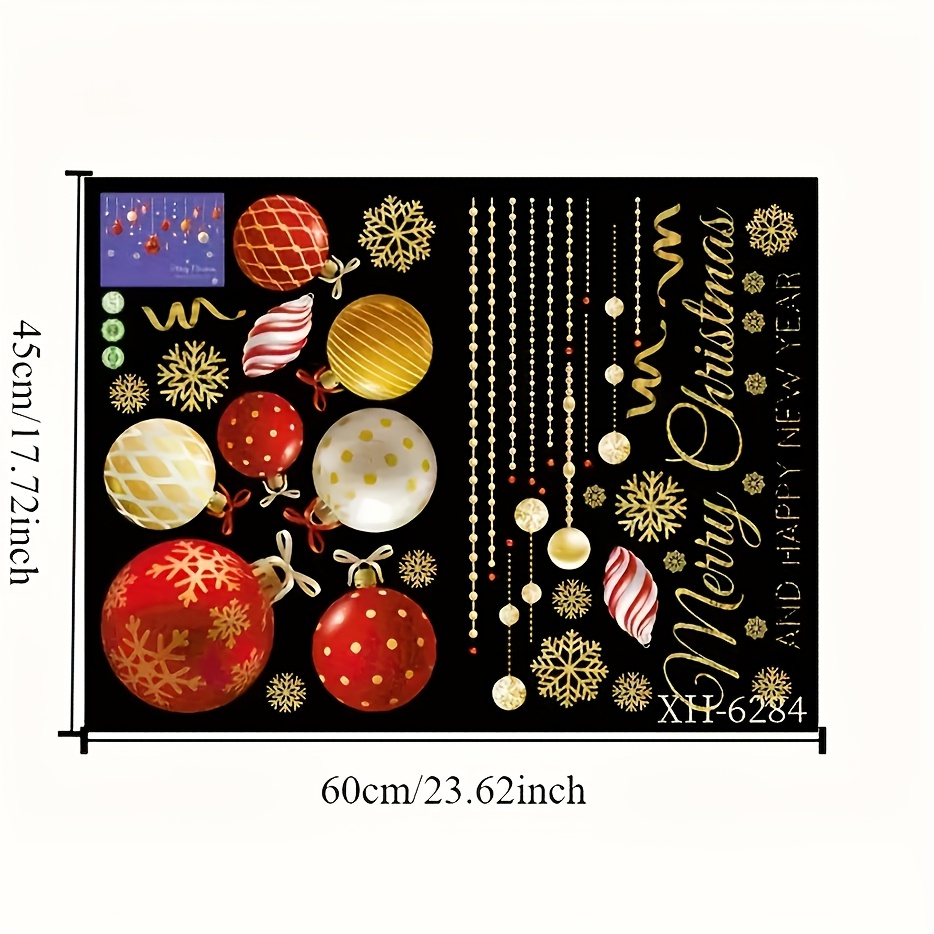 1pc Reusabl Window Stickers -  - огляд і ціна Snowflake Window Decal