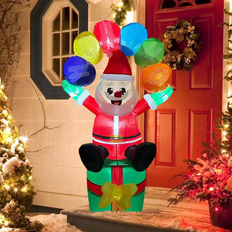 Blow Up Santa Inflatable Decor - огляд і ціна Christmas Lights Outdoor