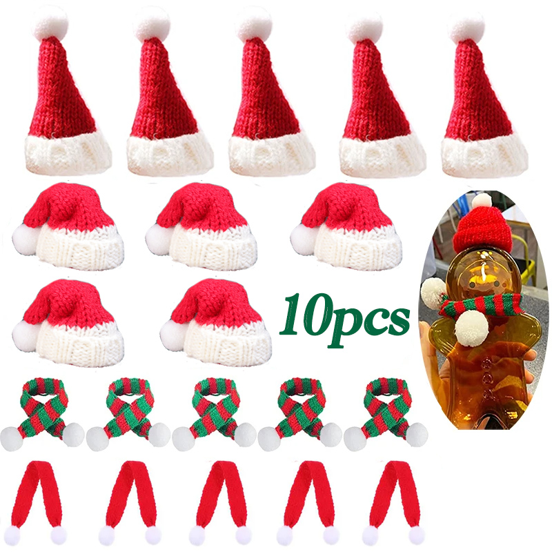 1-10pcs Christmas Doll Mini Fi - огляд і ціна Santa Hat Plush