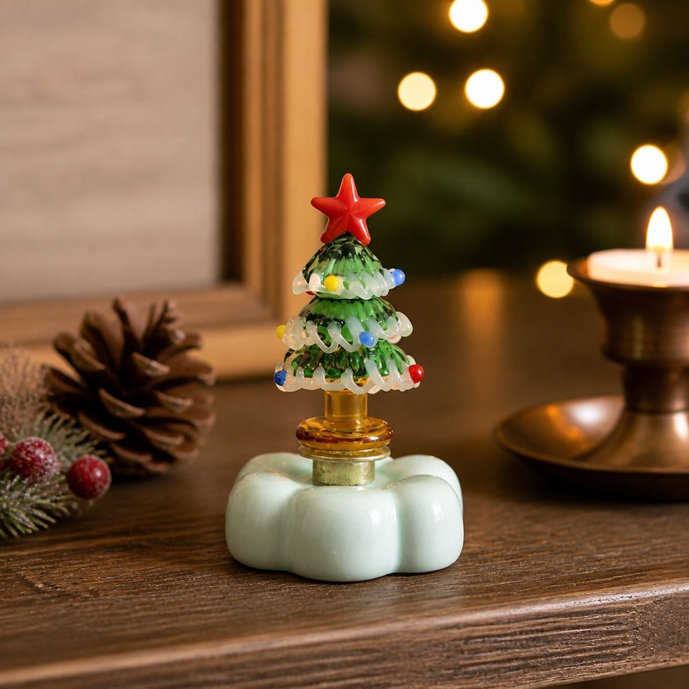Solid Glass Glass Christmas Tr - огляд і ціна Star Tree Topper