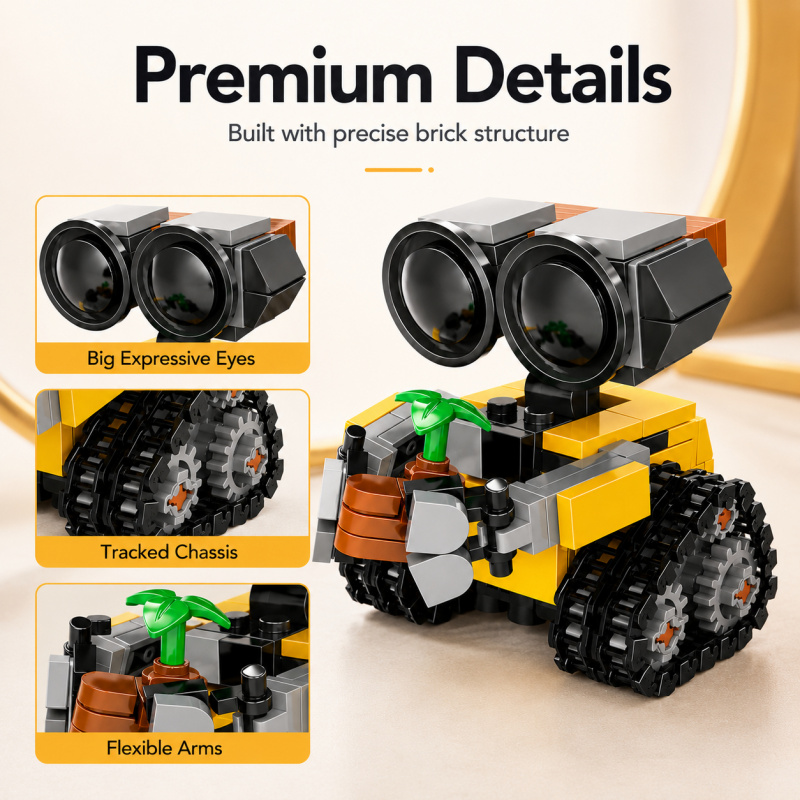 Mini Robot Building Blocks Set - огляд і ціна Lego Set Technic