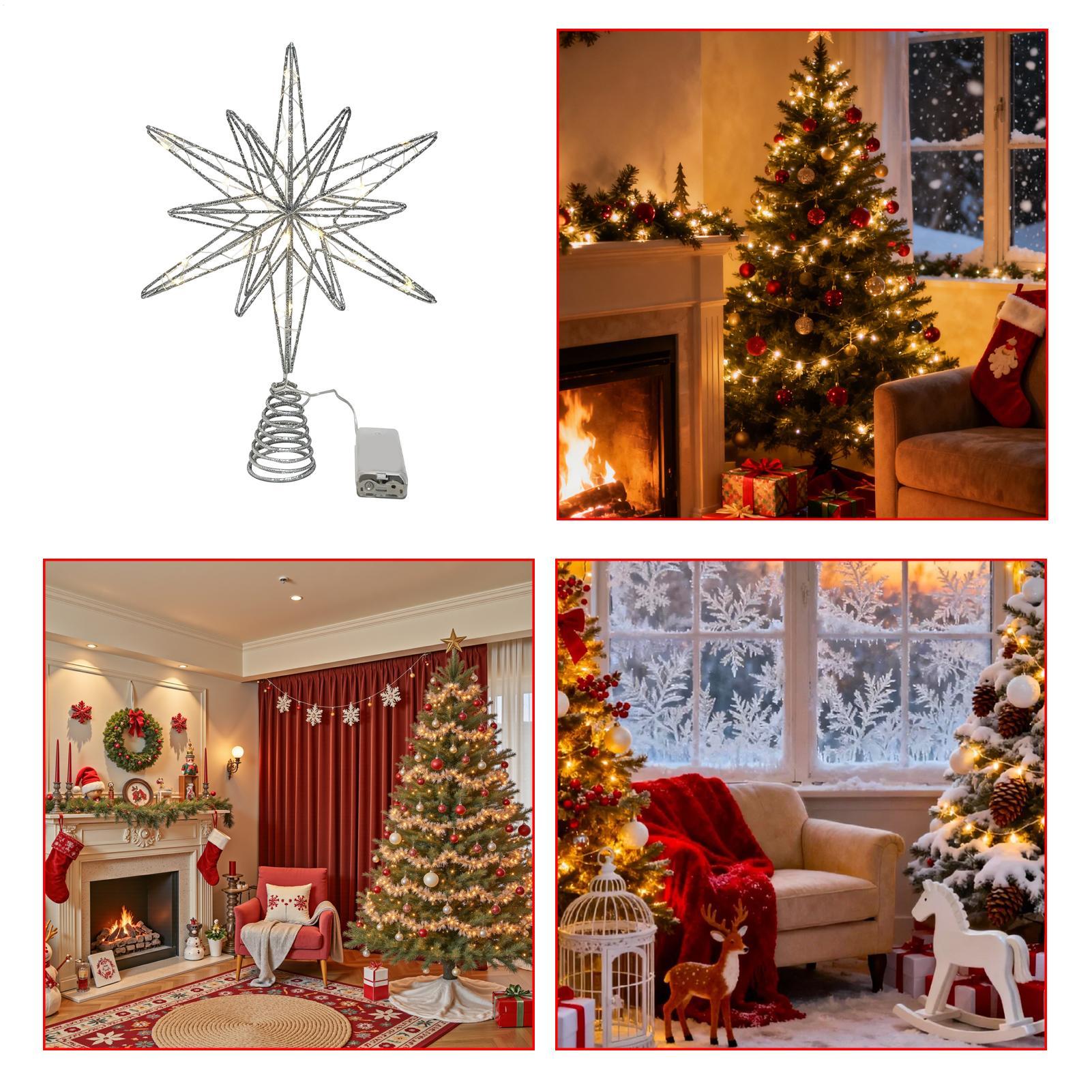 Star Tree Topper Lighted Chris - огляд і ціна Star Tree Topper