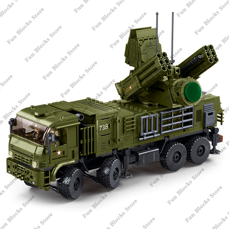 SLUBAN Military Antiaircraft M - огляд і ціна Lego Set Creator