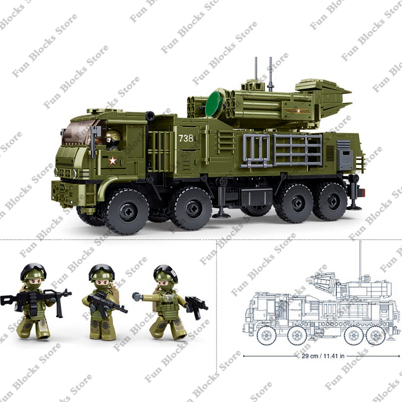 SLUBAN Military Antiaircraft M - огляд і ціна Lego Set Creator