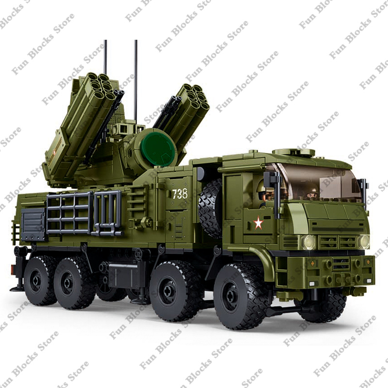 SLUBAN Military Antiaircraft M - огляд і ціна Lego Set Creator