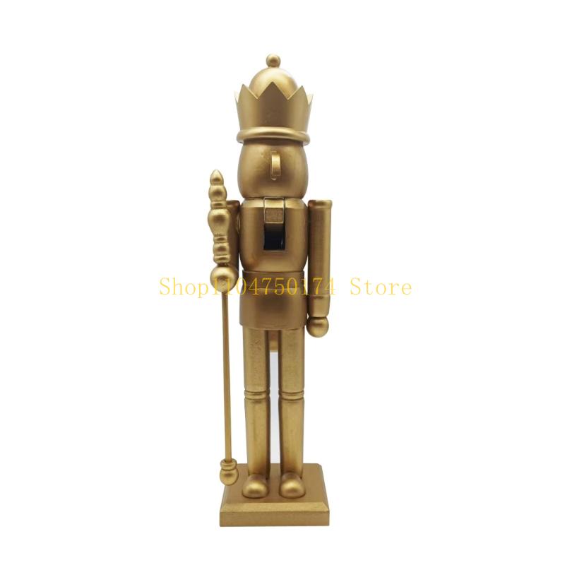 Christmas Mantels Decors, Gold - огляд і ціна Nutcracker Figurine