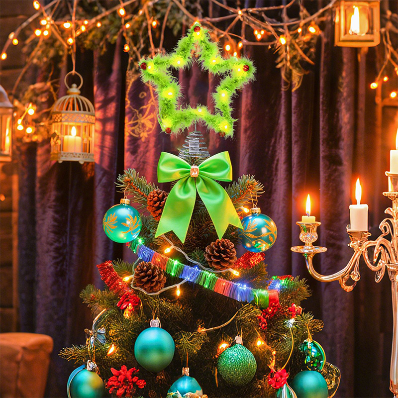 Plush Five-pointed Star Twisty - огляд і ціна Star Tree Topper