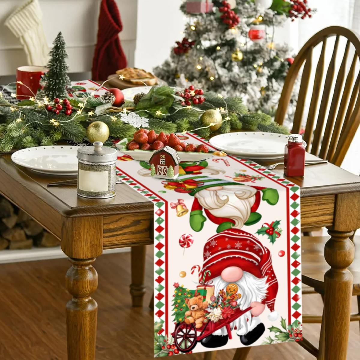 Christmas Table Runner Faceles - огляд і ціна Christmas Table Runner