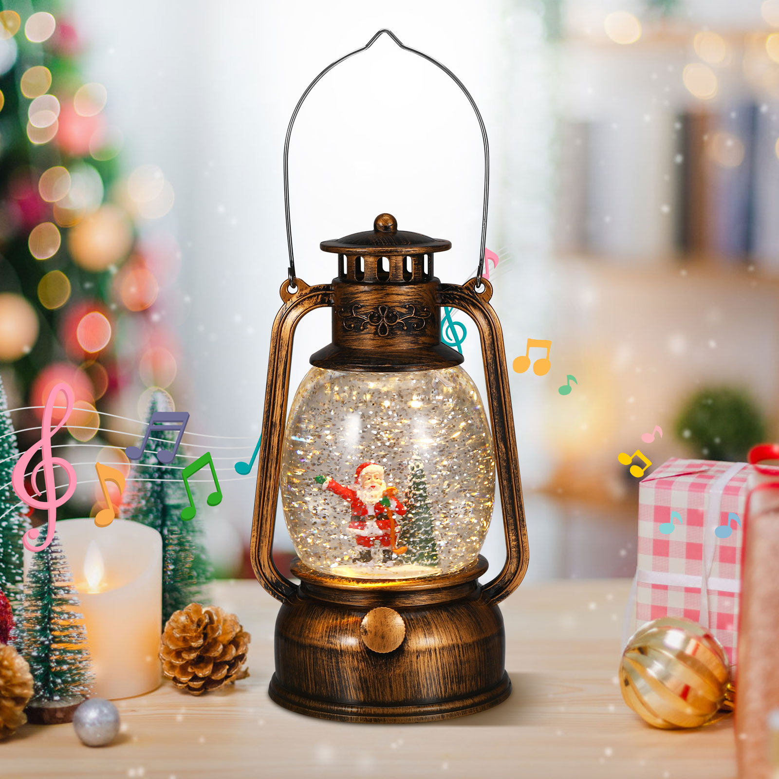 Lighted Musical Snow Globe Lan - огляд і ціна Snow Globe Musical