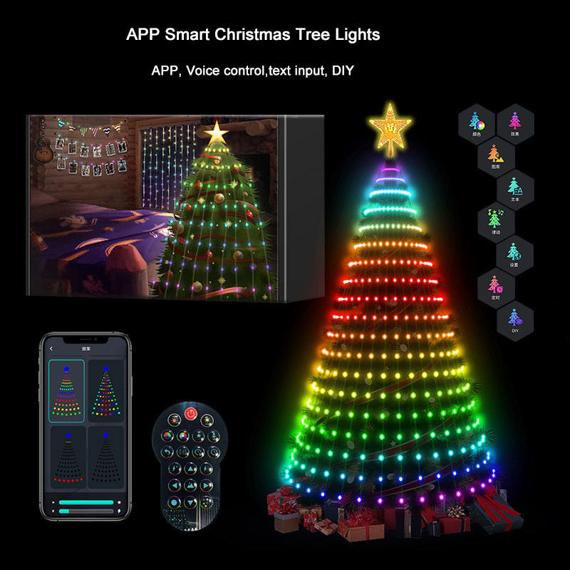7FT 400LEDs Smart Christmas Tr - огляд і ціна Star Tree Topper