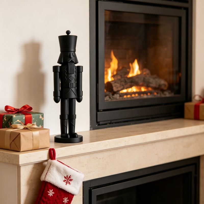 Minimalist Black Nutcracker So - огляд і ціна Nutcracker Figurine