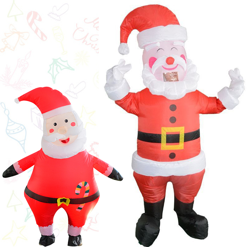 Classic Adult Santa Claus Infl - огляд і ціна Elf Costume Christmas