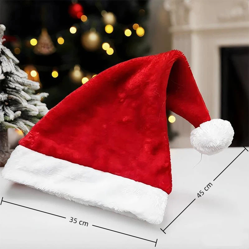 Soft Plush Christmas Santa Hat - огляд і ціна Santa Hat Plush