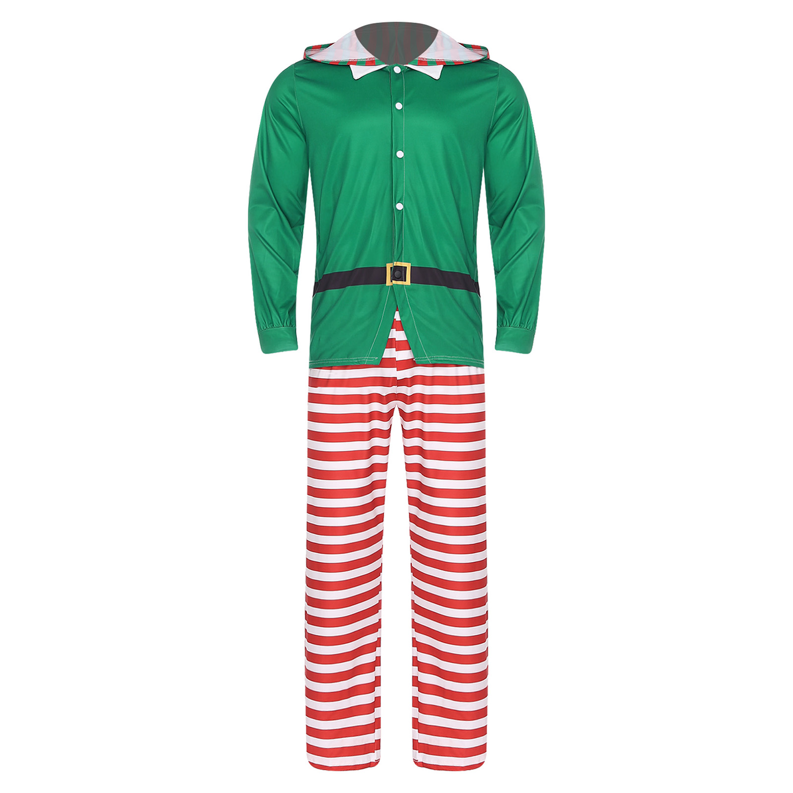 Mens Christmas Elf Pajamas Par - огляд і ціна Elf Costume Christmas