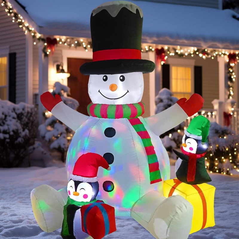 Christmas Inflatable Snowman P - огляд і ціна Christmas Lights Outdoor