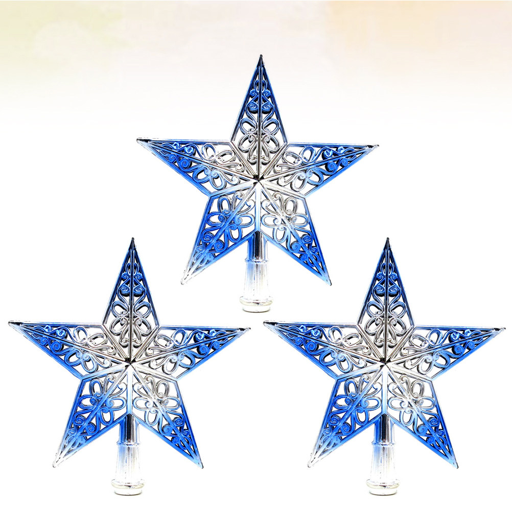 3Pcs 20Cm Hollow Star Christma - огляд і ціна Star Tree Topper