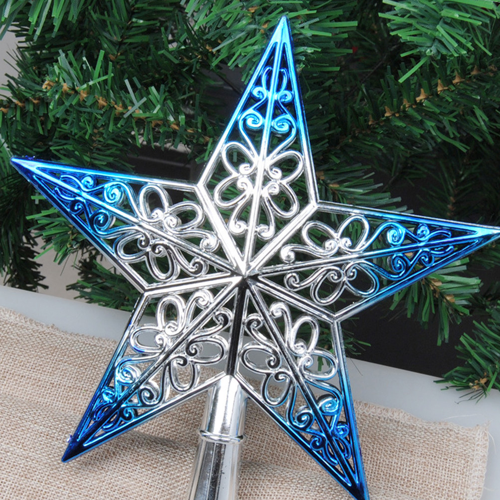 3Pcs 20Cm Hollow Star Christma - огляд і ціна Star Tree Topper