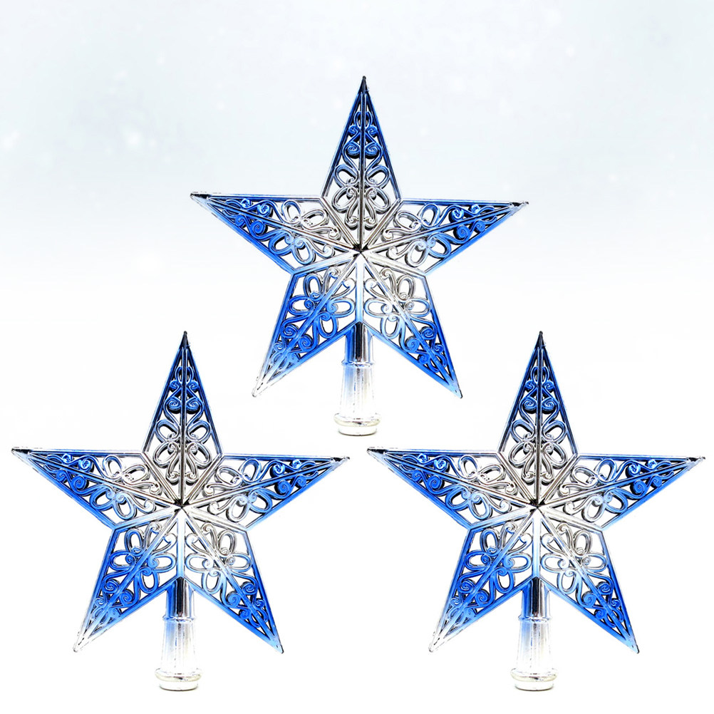 3Pcs 20Cm Hollow Star Christma - огляд і ціна Star Tree Topper