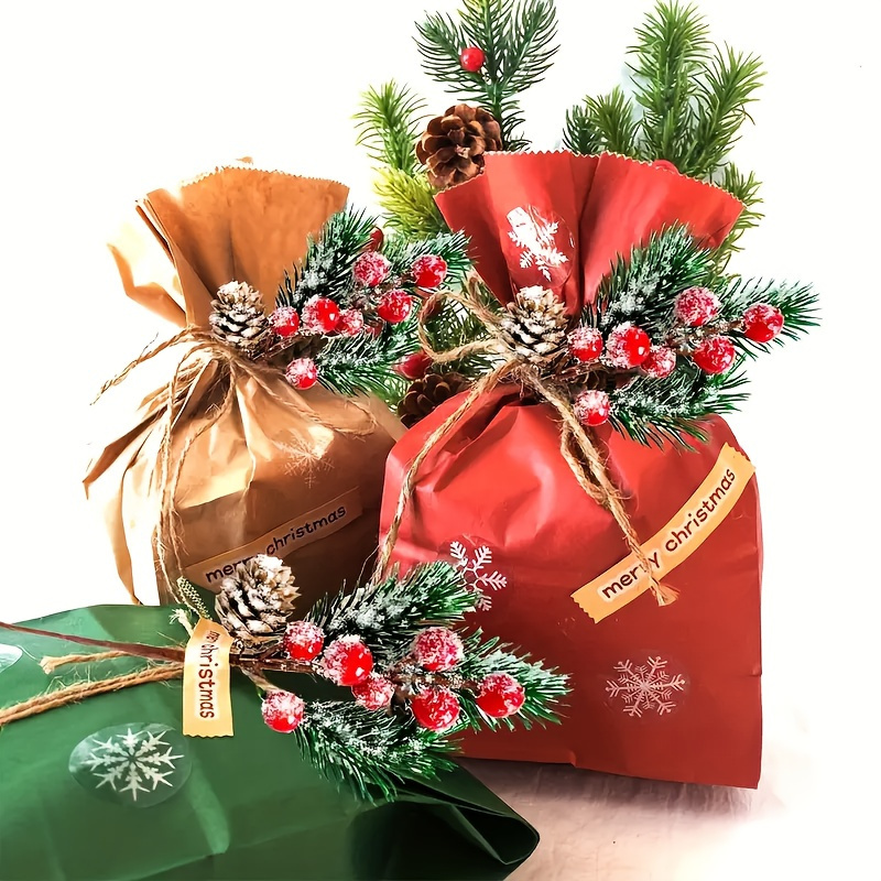 12Pcs Christmas Pine Picks Art - огляд і ціна Christmas Tree Artificial