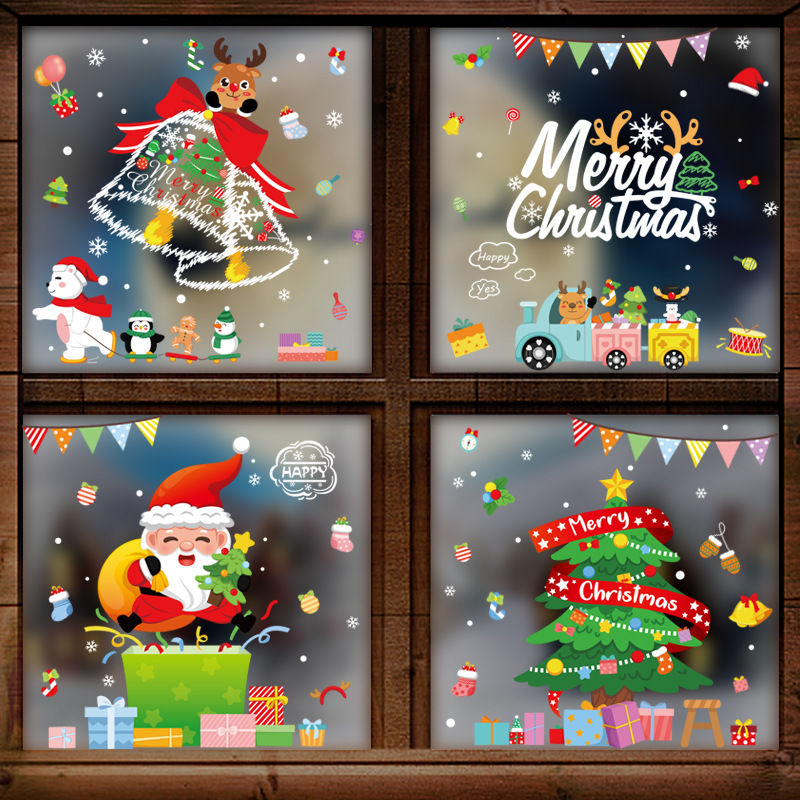 Merry Christmas Decoration Win - огляд і ціна Snowflake Window Decal
