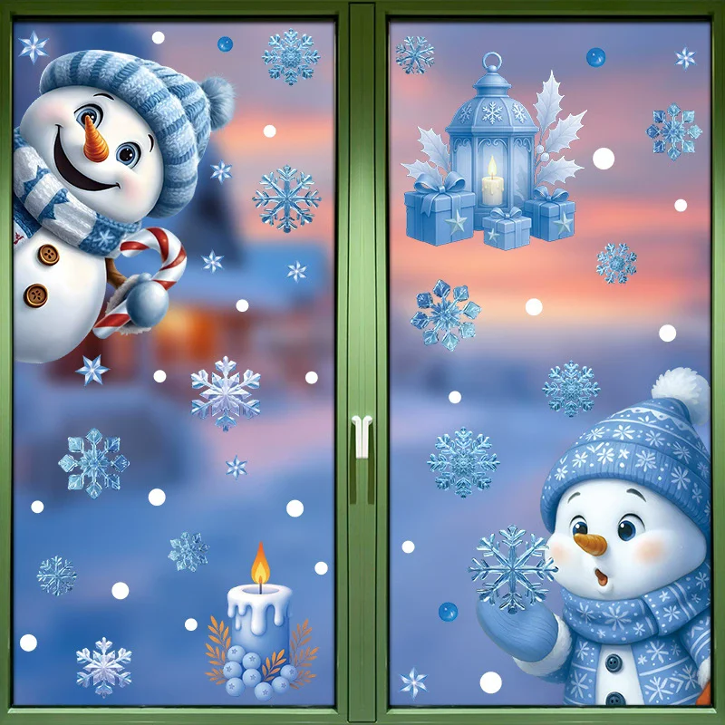 DIY Christmas PVC Window Stati - огляд і ціна Snowflake Window Decal