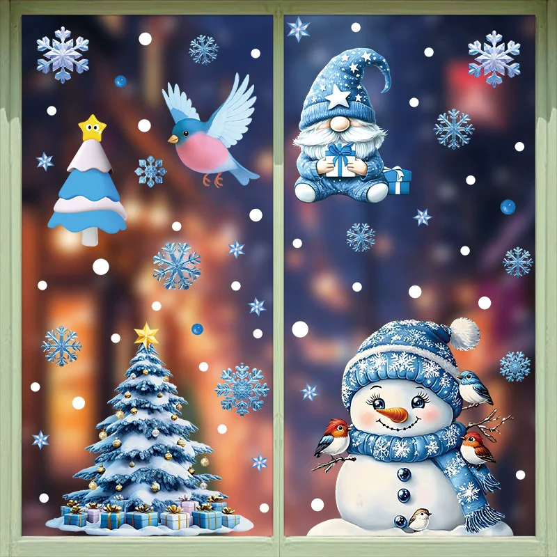 DIY Christmas PVC Window Stati - огляд і ціна Snowflake Window Decal