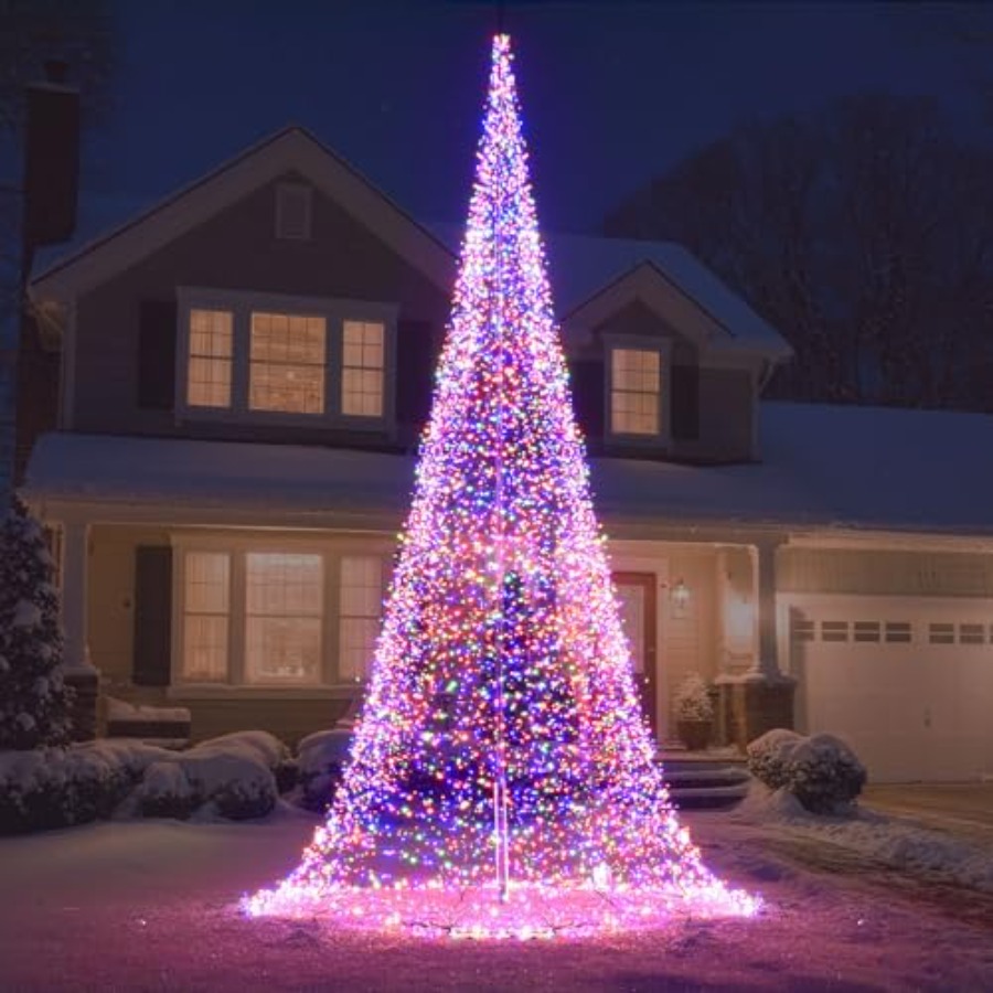 Outdoor Flagpole LED Christmas - огляд і ціна Christmas Lights Outdoor