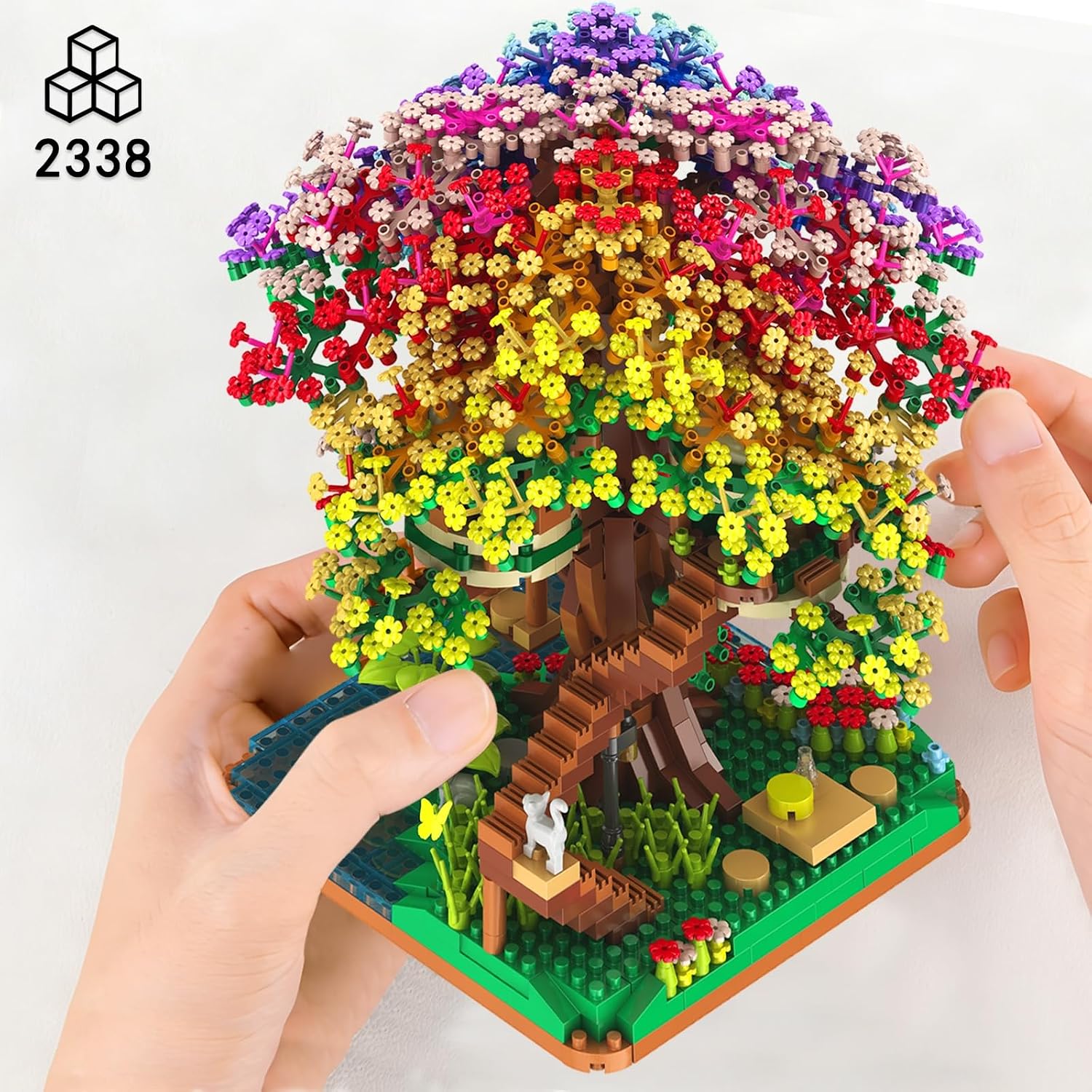2338PCS DIY Rainbow Tree House - огляд і ціна Lego Set Technic