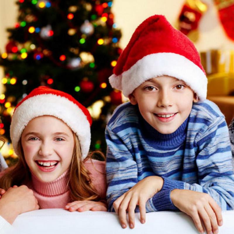 Plush Christmas Hat for Adult  - огляд і ціна Santa Hat Plush