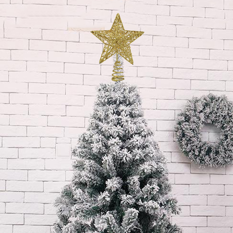 1pc Gold/Silver/Red/Blue Glitt - огляд і ціна Star Tree Topper