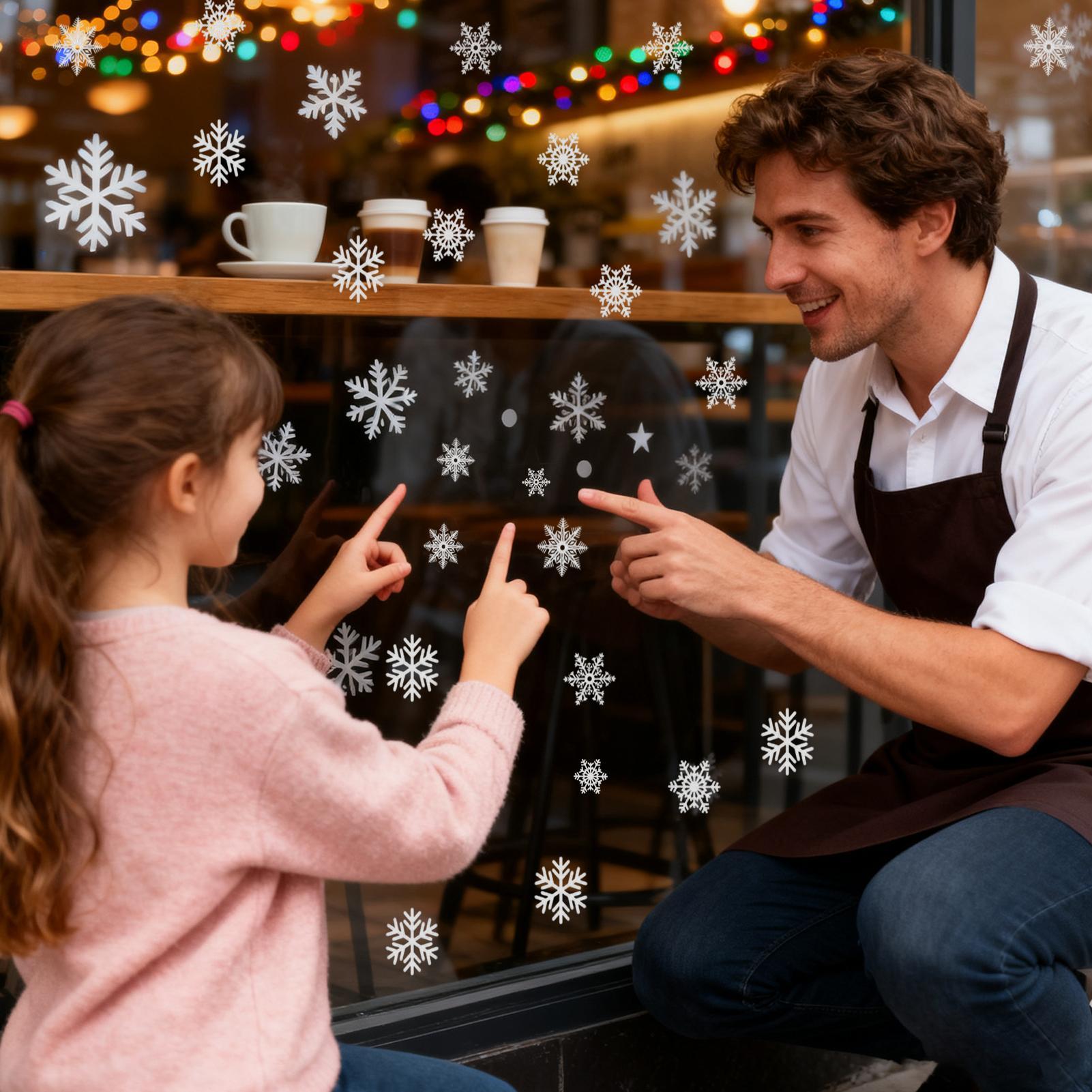 Snowflake Window Clings Christ - огляд і ціна Snowflake Window Decal
