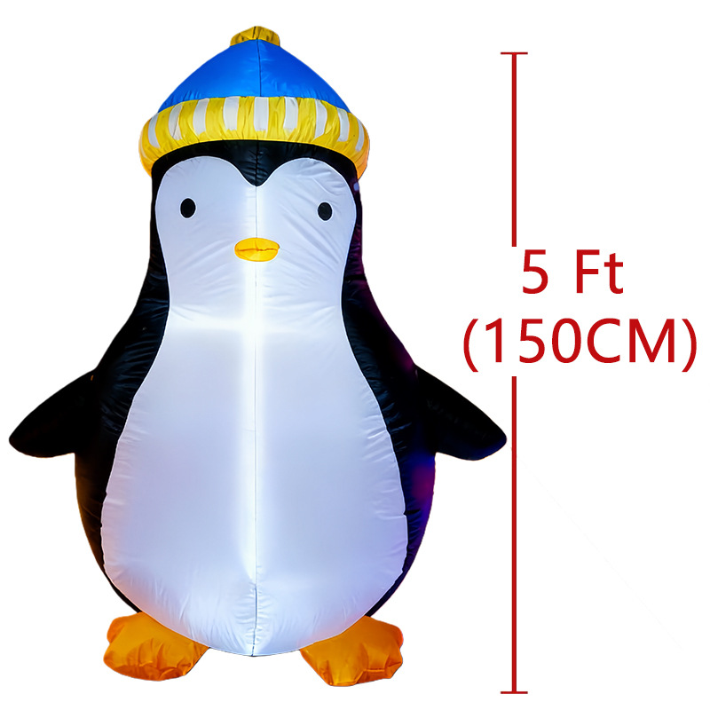 1.5M Christmas Penguin Inflata - огляд і ціна Christmas Lights Outdoor